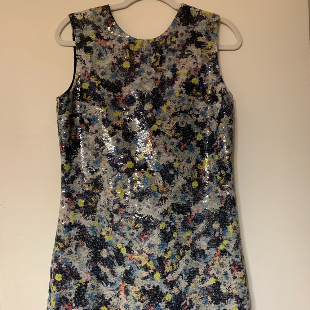 $2262 ERDEM PARIS floral sullivan's sequins dress